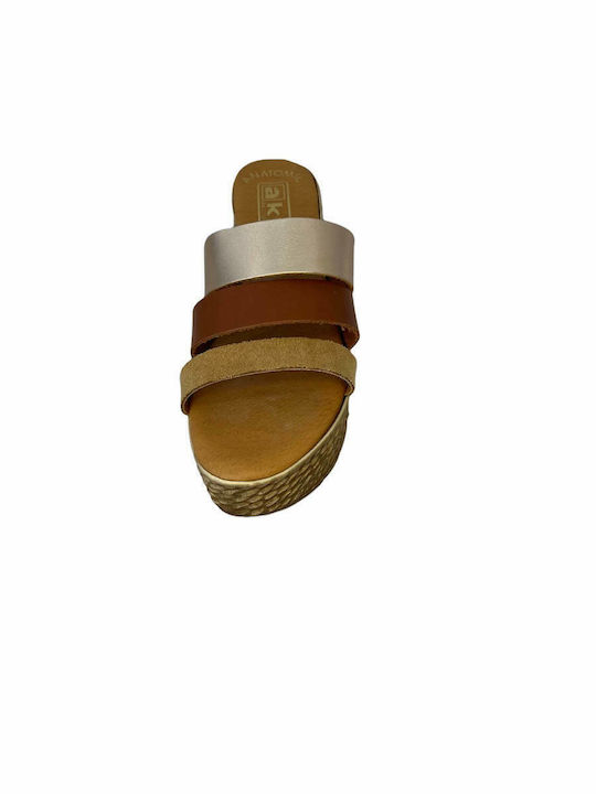 Damenplattformen Elshoes Braune