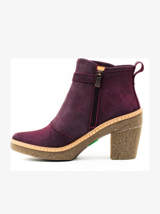 Γυναικεία Ankle Boots El Naturalista Haya N5179 Μωβ