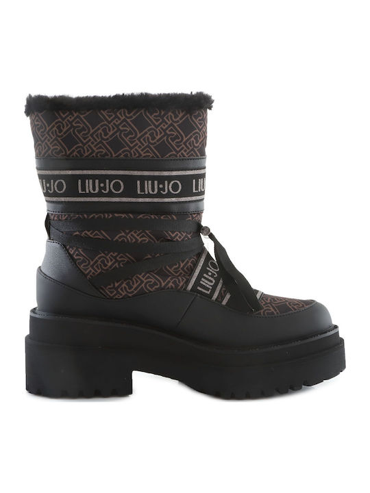 Liu Jo Purple Ankle Boots 31 Sf2105tx273 Women's