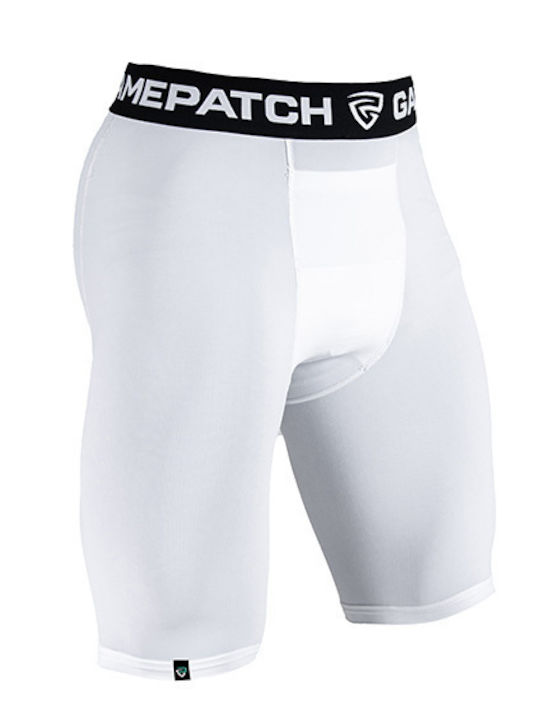 Șort Compresiv Alb Compression Shorts