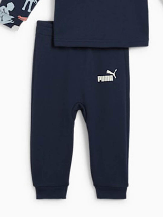 Kinder Sweatpants Set - Jogginganzug Marineblau 2Stück Jr X