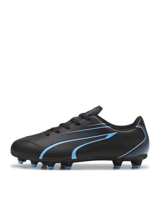 Fg Ag Jr Kids Molded Soccer Shoes Black