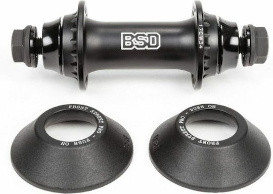 Bsd Street Pro V2 Front Bicycle Hub Black
