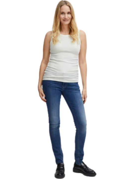 Fransa Frhizamond Top 20612012_ecru Γυναικείο 47% Cotton 47% Modal 6% Elastane