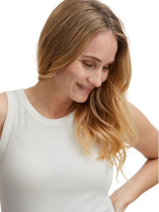 Fransa Frhizamond Top 20612012_ecru Γυναικείο 47% Cotton 47% Modal 6% Elastane