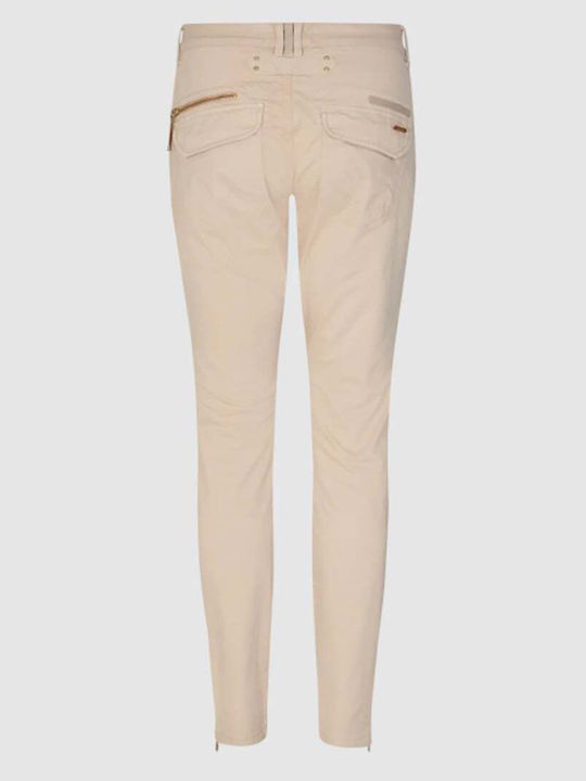 Mos Mosh Παντελονι Πλαγιες Τσεπες % Fermoir Κατω Slim Fit 137180.feather Gray