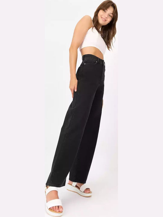 Tiffosi Womans Jeans Bonnye High Waist Black Tiffosi Womans Jeans Bonnye High Waist Black