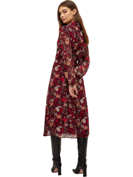 Rochie Liu Jo Alb Wf2c06 Abito Ts.nav Liujo Viscoză George Roz Floral Rochii**