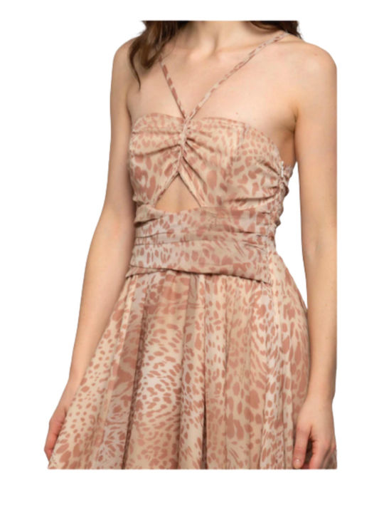 Kocca Braxic Damenkleid Fantasiekaramell/Pa Kleid F3045 Damenkleid