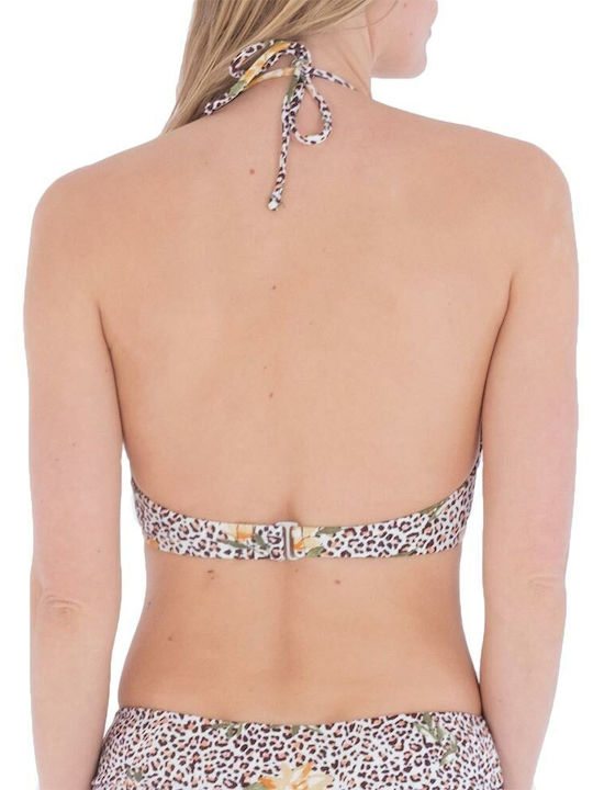 Hurley Underwire Top Moderate Hipster Bottom Jungle Cat