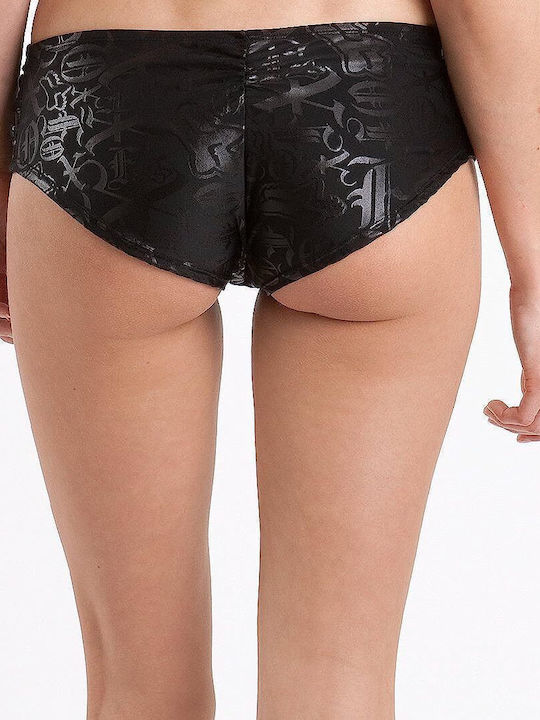 Fox Marguise Set Bikini Top Bandeau + Body Short Slip 53113-001-004 + 50079-001-004 Negru Fox Marguise Set Bikini Top Bandeau + Body Short Slip 53113-001-004 + 50079-001-004 Negru