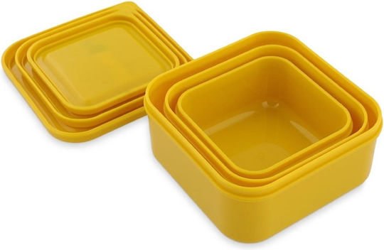 Trixie Nesting Snack Box Set de mâncare pentru copii din plastic Galben x x 6.5buc