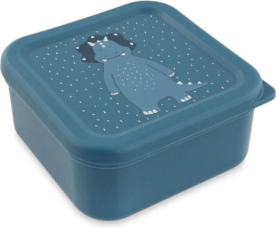 Trixie Nesting Snack Box Plastik Kinder Lunchset Blau 11.5 x 11.5 x 6.5cm