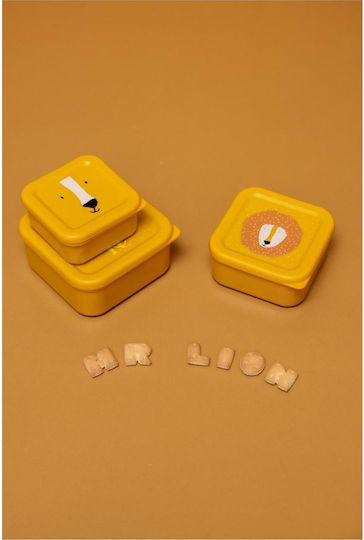 Trixie Nesting Snack Box Set de mâncare pentru copii din plastic Galben x x 6.5buc