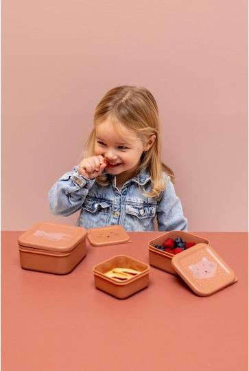 Trixie Nesting Snack Box Plastic Kids' Lunch Set Pink x x 6.5cm