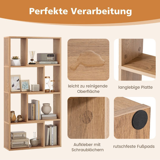 Bookcase Natural Colour 60x20x120cm