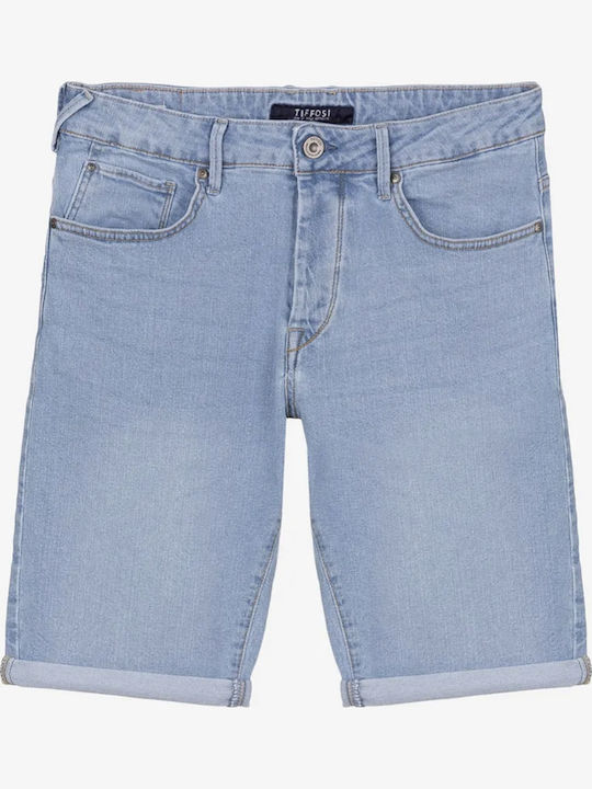 Ανδρική Jean Βερμούδα Slim Fit Tiffosi 10049618 Light Blue