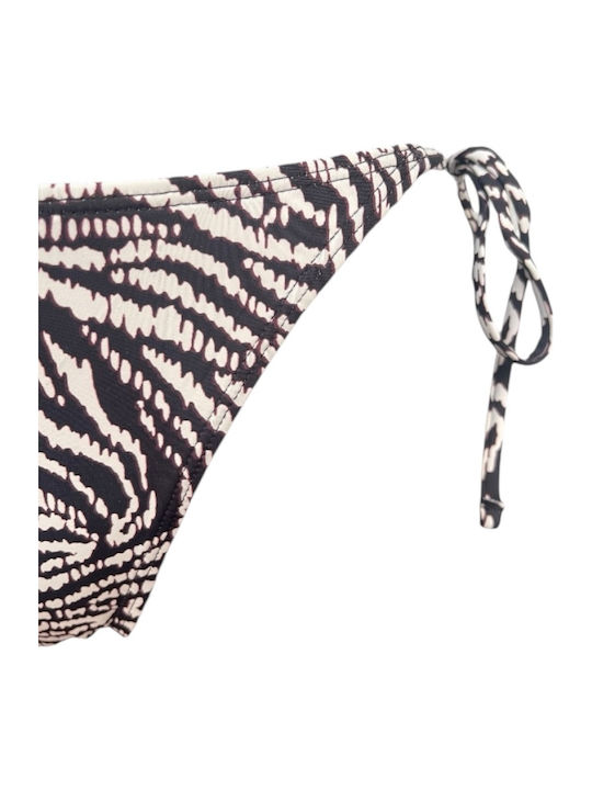 Bikini Τριγωνάκι με Ενίσχυση Animal Print Λευκο