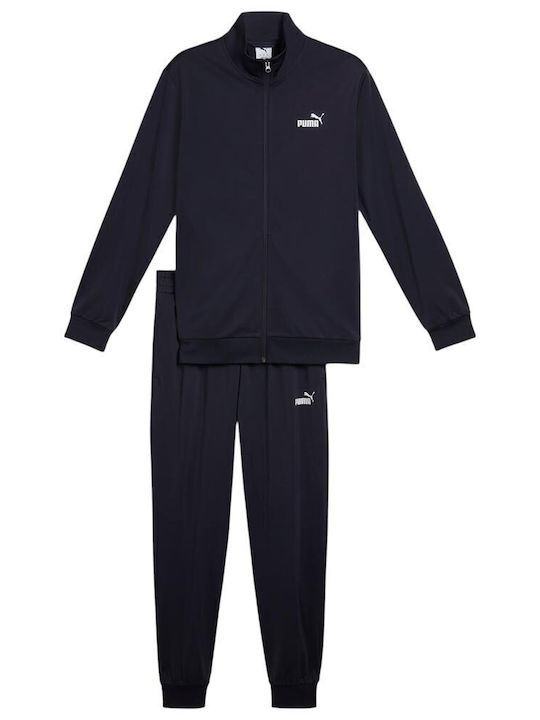 Essentials Tracksuit Glossy with Elastic Blue
