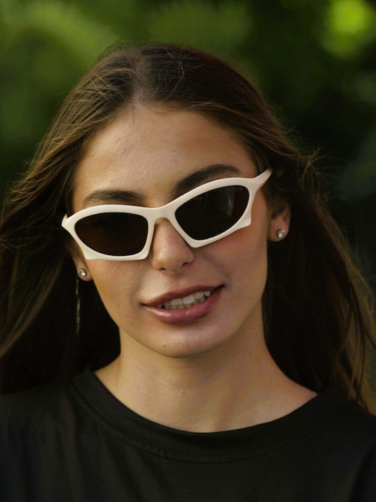 Ghetto Unisex Sunglasses with Black Frame and Black Lens K38260 Black