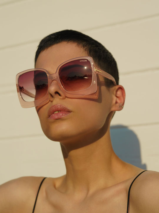 Ghetto Women's Sunglasses with Black Frame and Black Lens K32306 Black