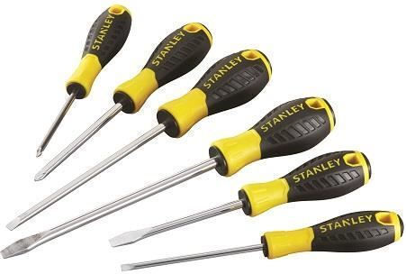 Stanley Σετ 6 Κατσαβίδια με 6 Εναλλασσόμενες Μύτες Essential