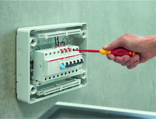 Wiha Softfinish Electric Slimfix Set Electrician Screwdrivers with 12 Interchangeable Tips