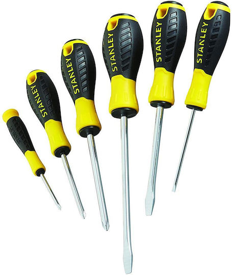 Stanley Σετ Κατσαβίδια με 6 Εναλλασσόμενες Μύτες Essential