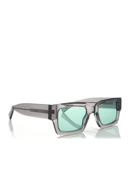 Faos Men's Sunglasses with Gray Plastic Frame and Gray Lens 474301