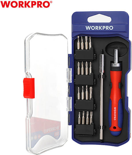 WorkPro Κατσαβίδι Καστάνιας με Εναλλασσόμενες Μύτες