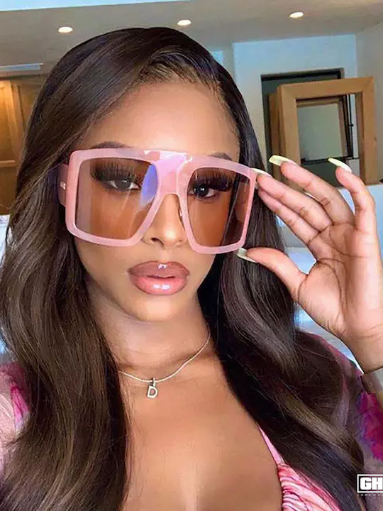 Ghetto Women's Sunglasses with Red Frame and Red Lens OOT9036 Red