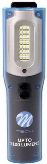 M-Tech Arbeitslampe Batterie LED IP54 mit einer Helligkeit von bis zu 1100lm