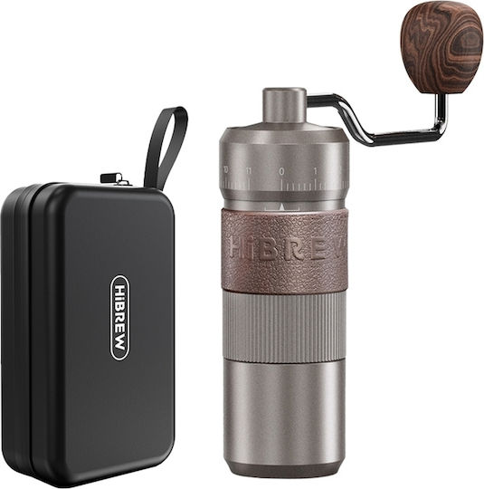 Hibrew Manual Coffee Grinder Brown