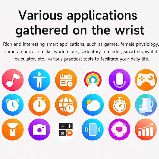 Smartwatch Microwear Kc91 Rosa Silikon