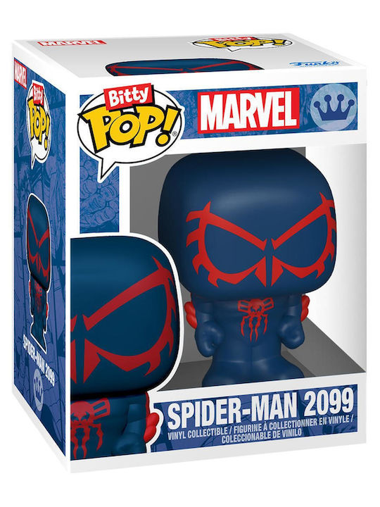 Funko Bitty Pop! Marvel: Spider-Man - Spider-Man - Miles Morales, Ghost-Spider, Spider-Man 2099, Spider-Man Stealth Suit Chase