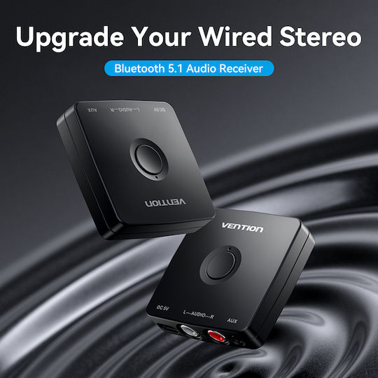 Vention Audio Bluetooth Receiver 3.5mm/2 RCA