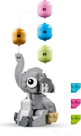 LEGO Building Blocks Baby Elephant in the Sky for 18+ Years 402 Pieces
