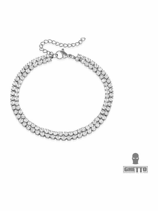 Ghetto Γυναικείο Βραχιόλι από Ατσάλι Ghetto Γυναικείο Βραχιόλι από Ατσάλι