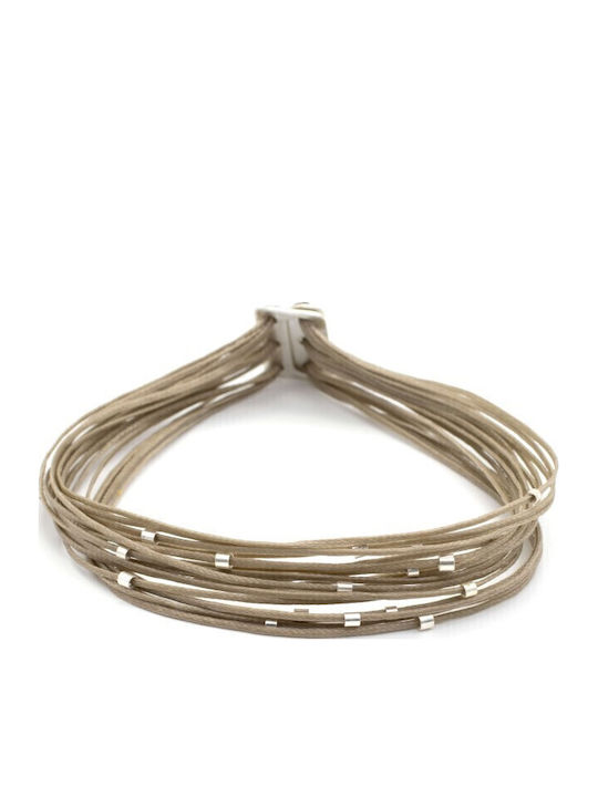 Armband "αμέτρητες Στιγμές" Dunkel Beige