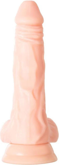 Ρεαλιστικό Dildo με Όρχεις και Βεντούζα Flesh