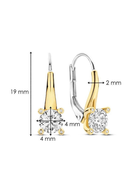 Ti Sento Earrings made of Silver