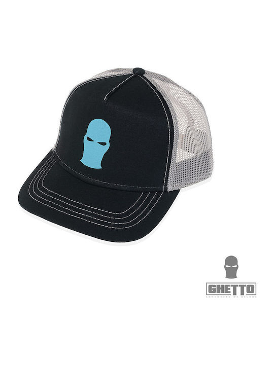 Ghetto Mask Rapper Cotton Caps Blue Ghetto Mask Rapper Cotton Caps Blue