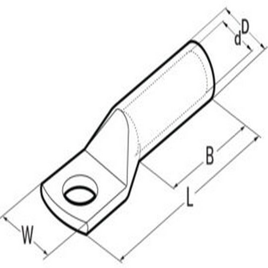Κως Πρέσας Οπής 35mm²/o8mm Μακρύλαιμο