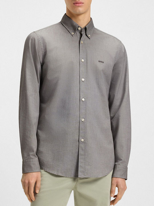 Rickert Long-sleeved Cotton Shirt Light Green