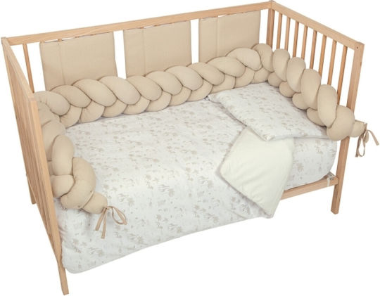 Bimbidreams Pernă pentru bebeluși în formă de cuib Spumă de memorie Nisip 62x85buc