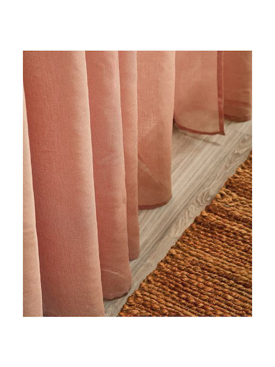 Whitegg Curtain with Pencil Pleat K0181 Orange 270x280cm