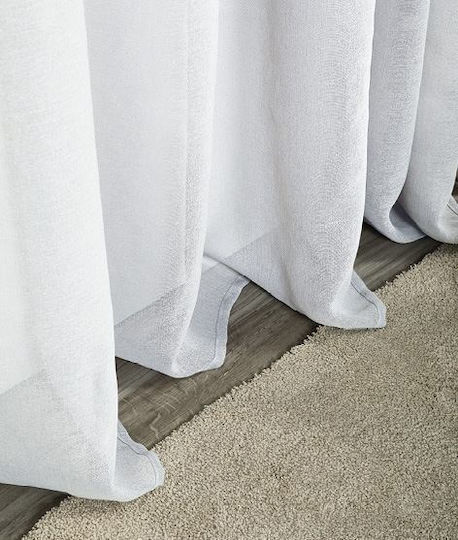 Whitegg Κουρτίνα με Τρέσα K0181 270x280εκ. Whitegg Κουρτίνα με Τρέσα K0181 270x280εκ.