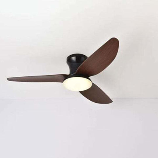 Home Lighting Таванен вентилатор 100см с осветление Черен
