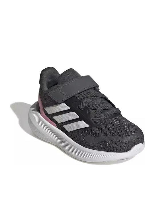 Runfalcon 5 Runfalcon 5 El I Kids Sports Shoes Running with Hoop & Loop Closure Gray