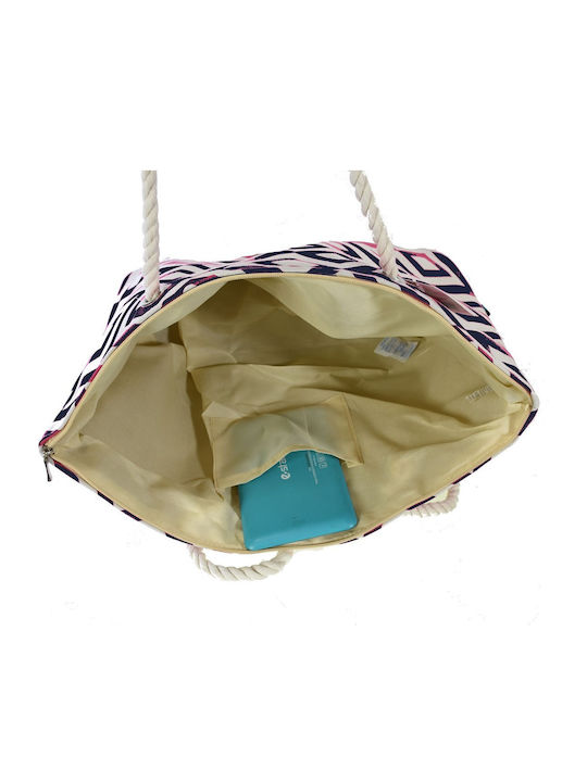 Seagull Fabric Beach Bag Blue